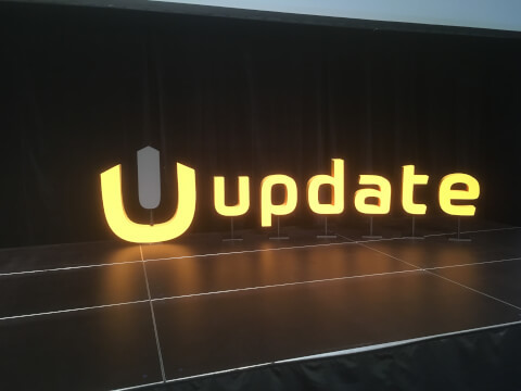 Výroba loga Update Conference
